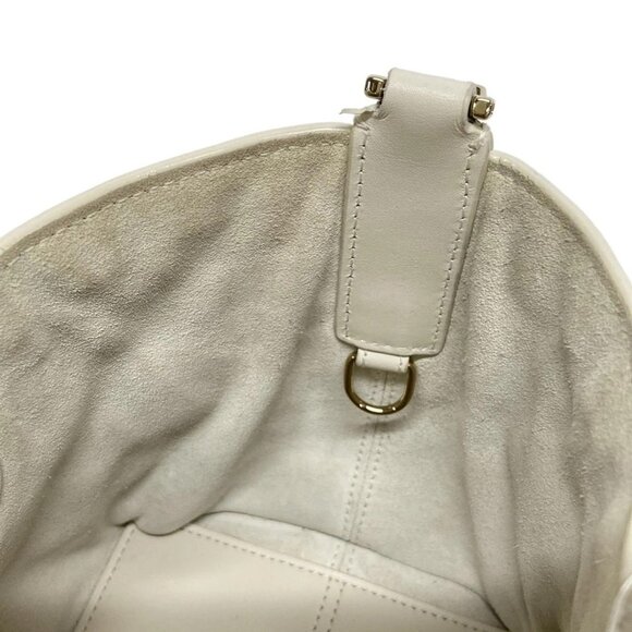 Auth DIOR/ChristianDior Toujours Bag Small M2822OSNW_M030 White Calf Skin - Picture 16 of 16
